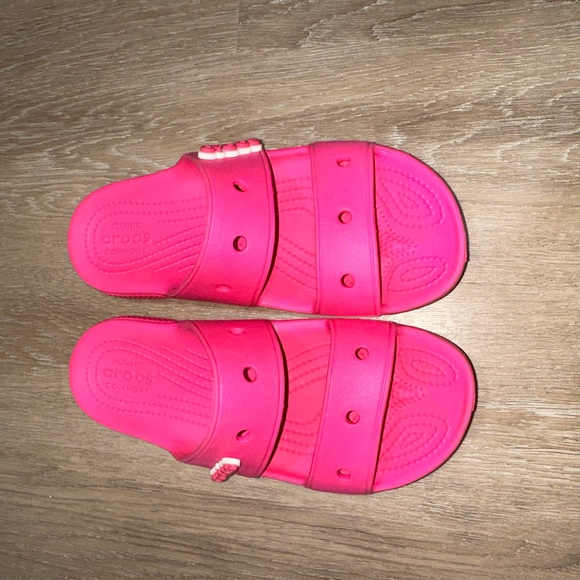 COPY - Pink Crocs Sandals - Picture 2 of 8